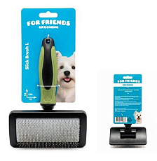 For Friends Щетка-пуходерка с каплей, рамка пластик